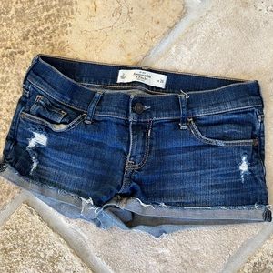 Abercrombie and Fitch denim short shorts